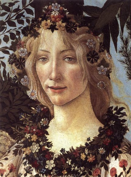 La primavera - Botticelli - Dettaglio
